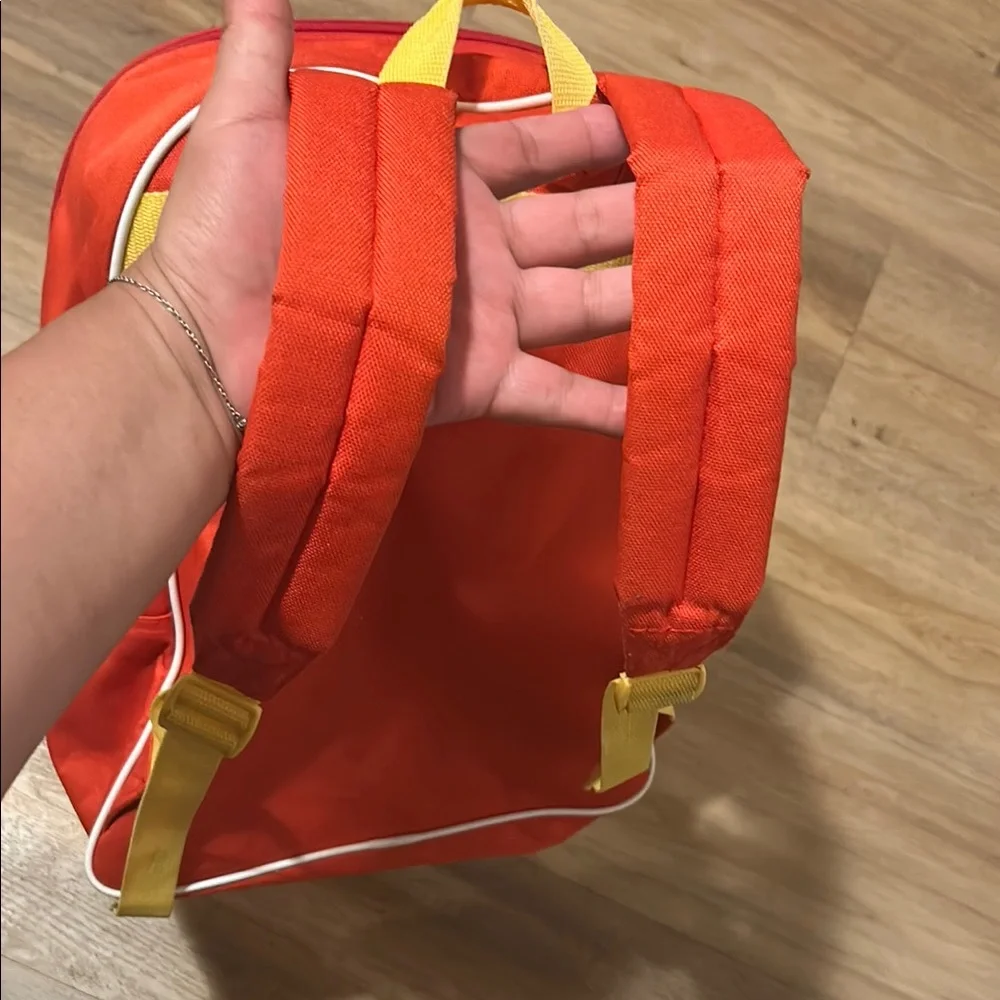 Kinder Scholar Backpack for boys Red and Yellow Fire Truck Adventure Backpack 🎒